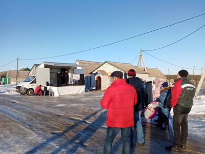 8 января ивнянский автоклуб побывал в селе Песчаном