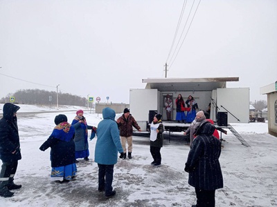 21 февраля ивнянский автоклуб побывал в селе Новосёловке Второй